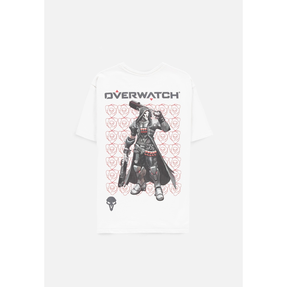Overwatch - Reaper Guns Heren Tshirt - Wit